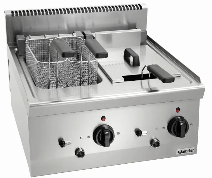Friteuse pro à poser 600 - 2 cuves de 8 Litres - 12,6 kW - Bartscher
