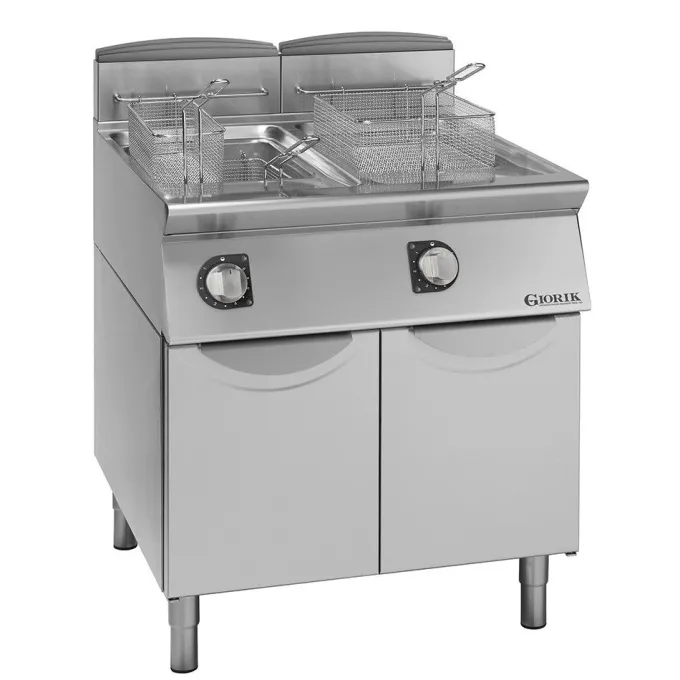 Friteuses Electriques, Commandes Electromécaniques, 2x13 L- Giorik