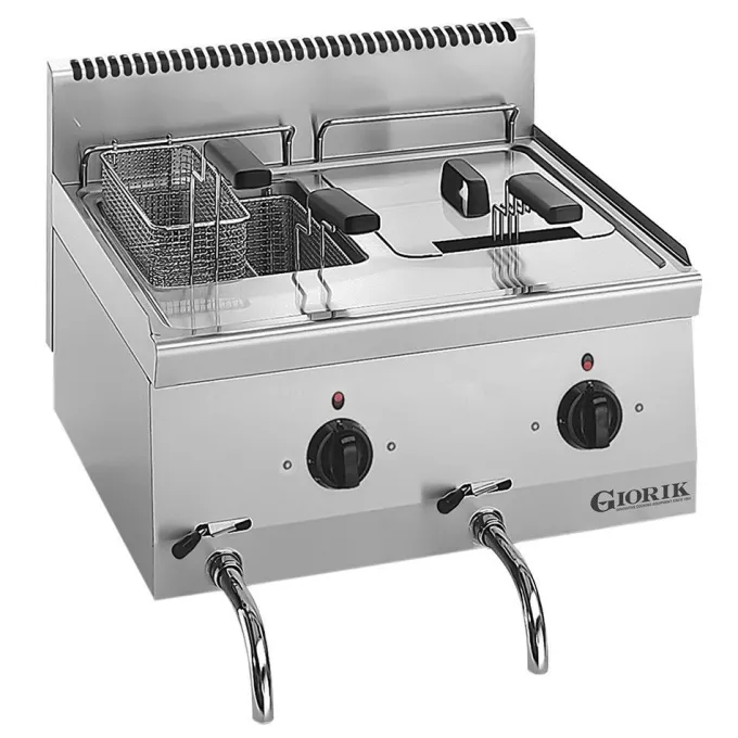Friteuses Electriques, 2 Cuves, 8 Litres- Giorik