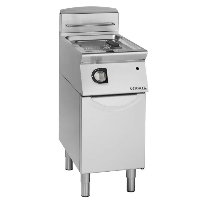 Friteuses Gaz, Brûleurs Externes, commandes électromécaniques, 13 L- Giorik