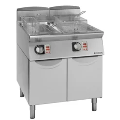 Friteuses Gaz, Brûleurs Externes, commandes électroniques, 2x17 L- Giorik