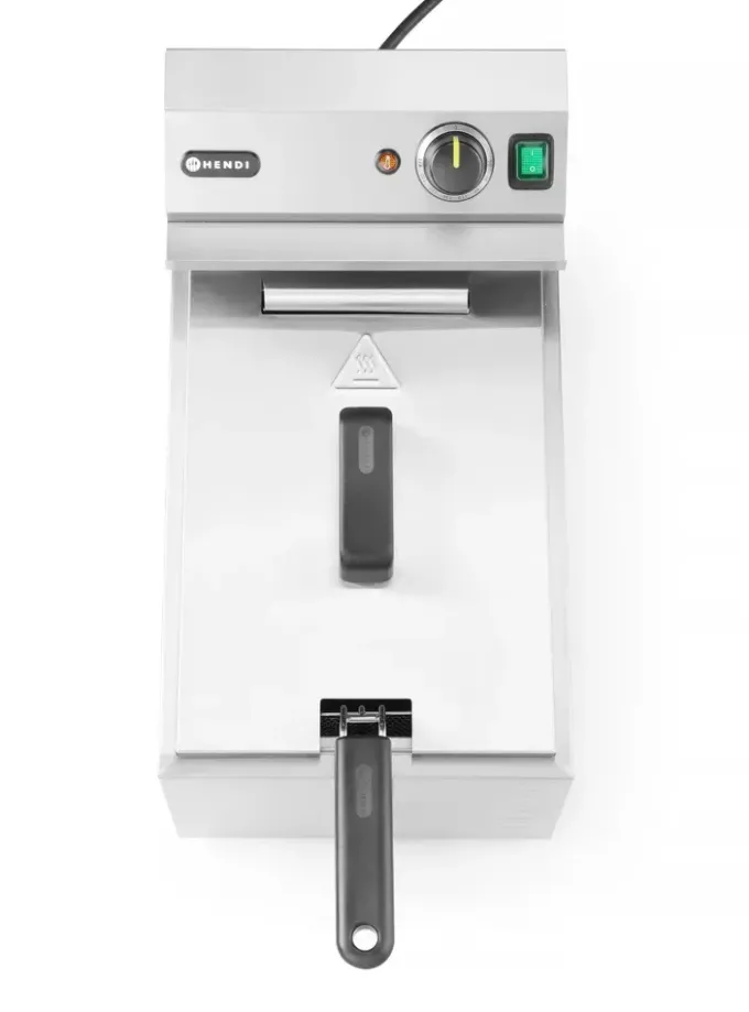 Friteuse XL avec robinet de vidange HENDI GOLIATH, 10L, 400V/10200W, 300x585x(H)392mm - Hendi