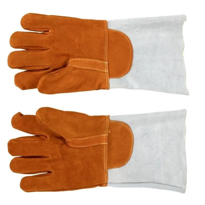 Gants Anti-Chaleur en Cuir Rembourré Jusqu'à 250°C 420 mm - Mafter