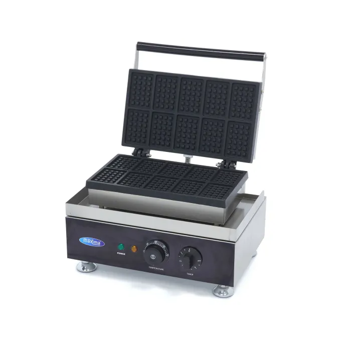 Gaufrier - 10 Gaufres - Mini Belge - Maxima