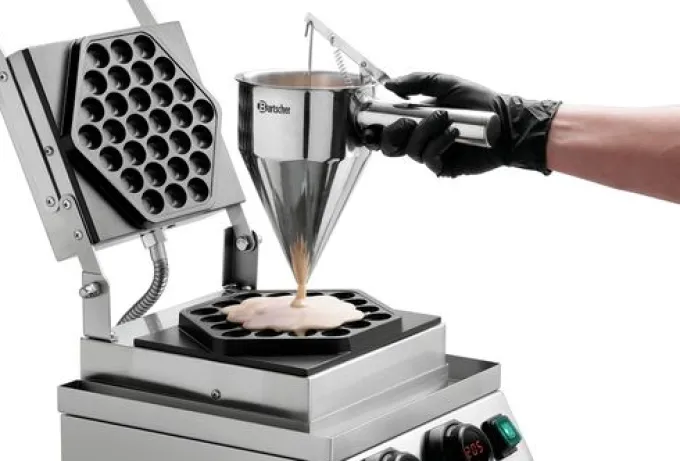 Gaufrier professionnel - Bubble Gaufre Hexagonale - Bartscher