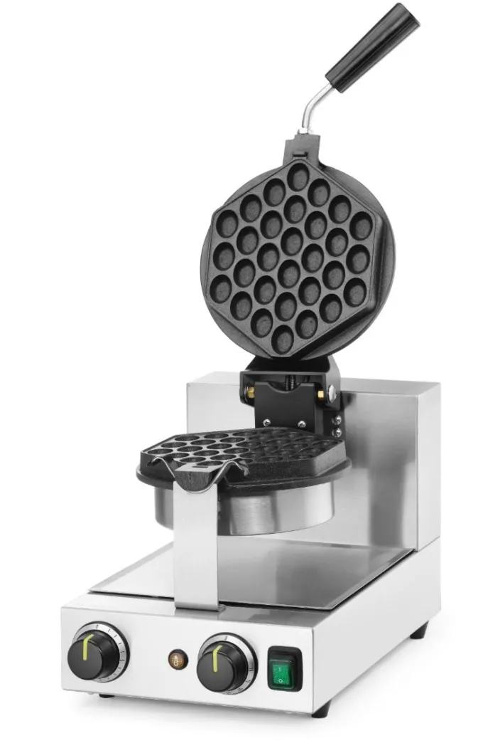 Gaufrier Rotatif Bubble Waffle - 20 Gaufres/h - 1500W - Hendi