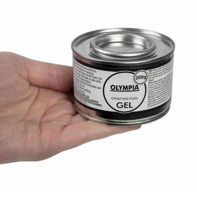 Gel Combustible pour Chaffing Dish 2h Lot de 12 Olympia