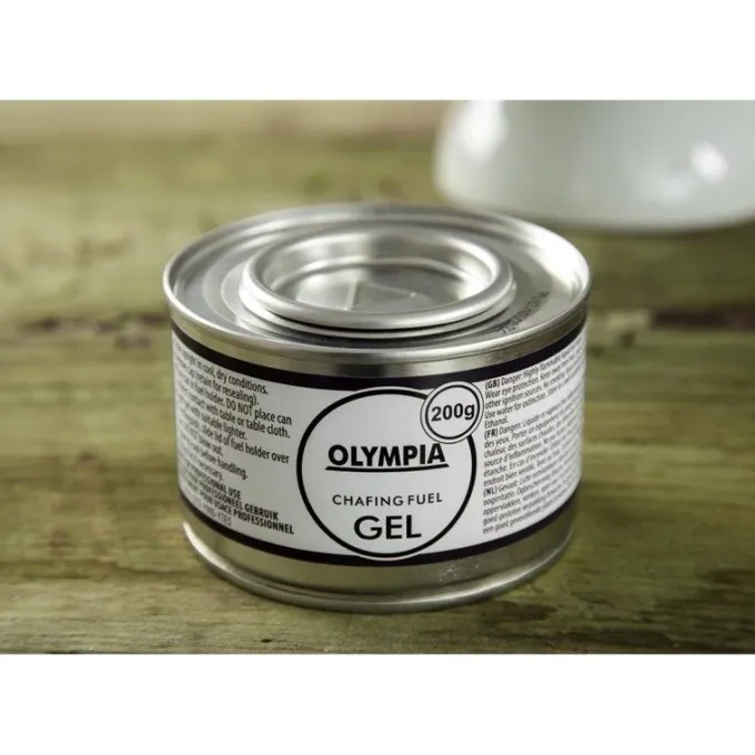 Gel Combustible pour Chaffing Dish 2h Lot de 12 Olympia