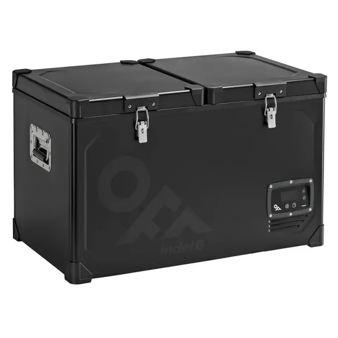 Glacière Electrique à Compression INDEL B STEEL TB65DD BLACK - Vesna