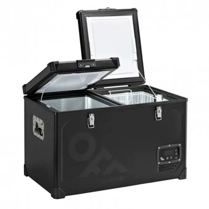 Glacière Electrique à Compression INDEL B STEEL TB65DD BLACK - Vesna