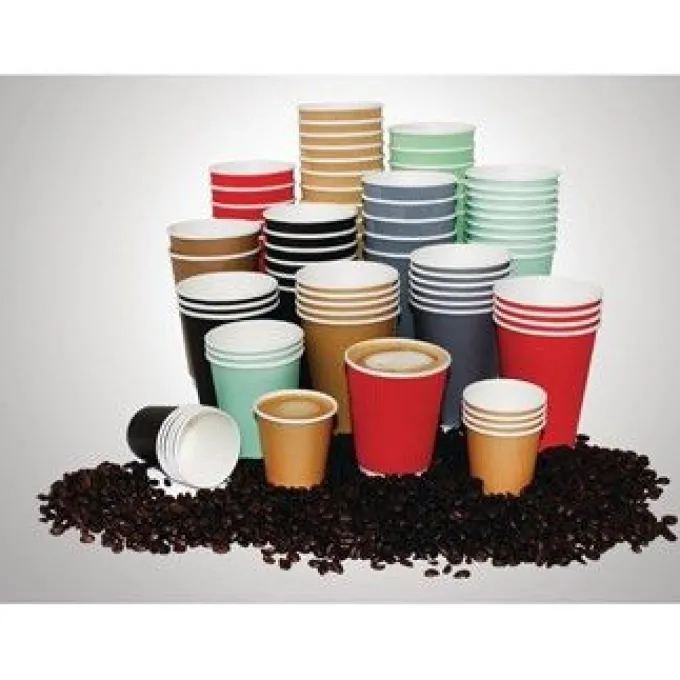 Gobelets boissons chaudes marron 340 ml - Fiesta - Boite de 1000