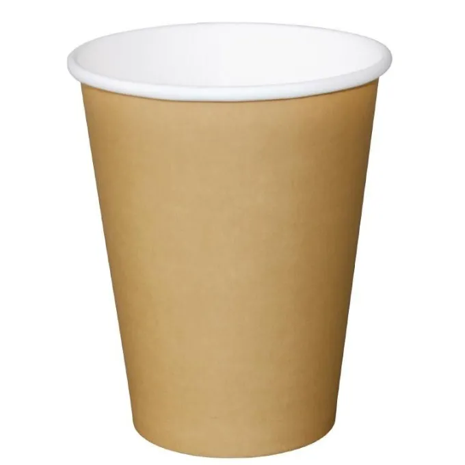 Gobelets boissons chaudes marron 340 ml - Fiesta - Boite de 1000