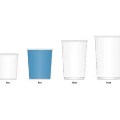 Gobelets boissons chaudes noirs 230 ml - Fiesta Lot de 1000