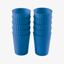 Gobelets 22 cl Gilactiv® - lot de 10 - bleu - Gilac