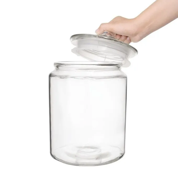 Grand Bocal à Biscuit en Verre 6,35 L - Olympia