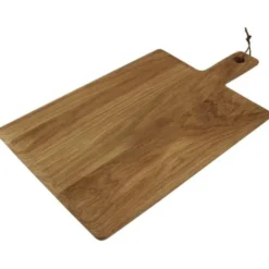 Grande planche carrée en chêne 350 x 260 x 15 mm manche 110 mm - Olympia