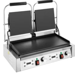 Gril de Contact Double Plaques Lisses 3,6 kW - Buffalo