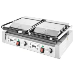 Gril de Contact Double Plaques Rainurées 3,6 kW - Buffalo
