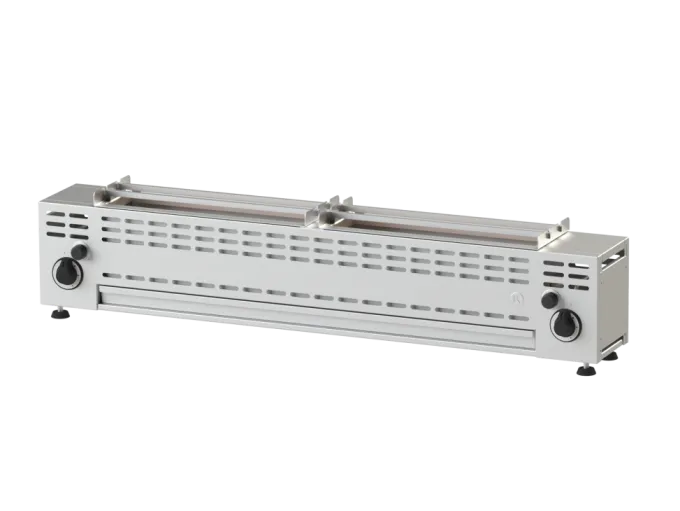 Grill brochette Gaz - 2 Bruleurs - 2 x 7 kW - NAYATI