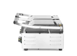 Grill de contact - modèle double dessus rainuré et dessous lisse 230V/3600W 570x370x(H)210 mm - Hendi
