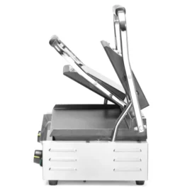 Grill de contact - modèle double dessus rainuré et dessous lisse 230V/3600W 570x370x(H)210 mm - Hendi