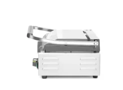 Grill de contact Panini dessus rainuré et dessous lisse 230V/2200W 430x370x(H)210 mm - Hendi