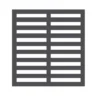 Grille en Acier Inoxydable GN 2/1 - Combisteel