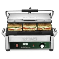 Grill Panini Contact Plaques en Fonte 2400 W - Waring