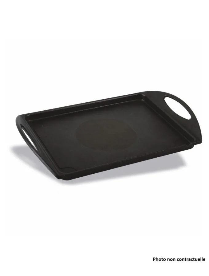 Grill Plat avec Poignée Antiadhésif - 430 x 250 mm - Lot de 6 - Pujadas