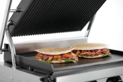 Grill professionnel à panini Électronique - 340 x 220 mm - Bartscher
