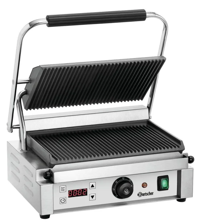Grill professionnel à panini Thermostatique - 340 x 220 mm - Bartscher
