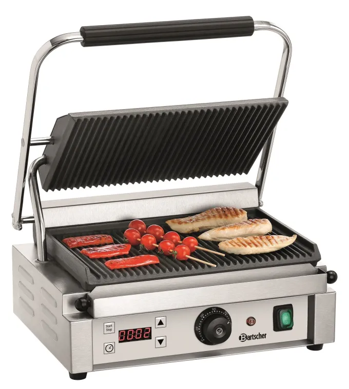 Grill professionnel à panini Thermostatique - 340 x 220 mm - Bartscher