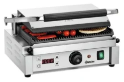 Grill professionnel à panini Thermostatique - 340 x 220 mm - Bartscher