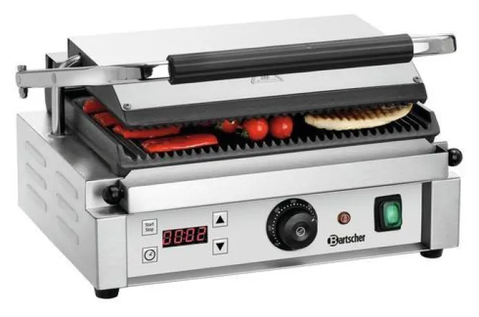 Grill professionnel à panini Thermostatique - 340 x 220 mm - Bartscher