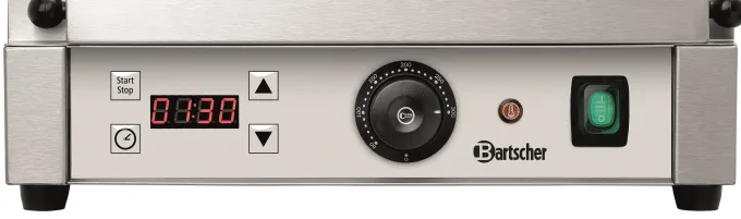 Grill professionnel à panini Thermostatique - 340 x 220 mm - Bartscher
