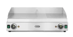 Grill rainuré 1/3 Profi Line 2/3 lisse 1/3 rainuré 230V/3500W 720x530x(H)250 mm - Hendi