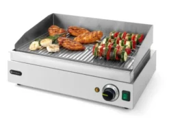 Grill rainuré Profi Line 230V/2400W 550x420x(H)240 mm - Hendi