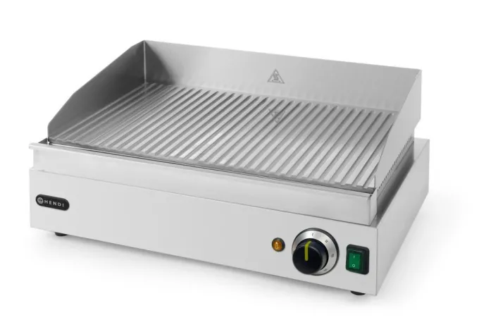 Grill rainuré Profi Line 230V/2400W 550x420x(H)240 mm - Hendi