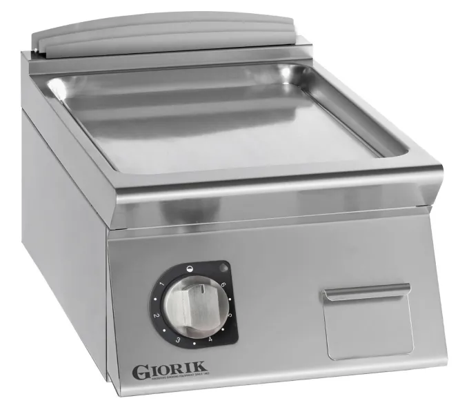 Grills Electriques, acier chromé, surface de cuisson simples-lisses - Giorik - FLE92TCRX
