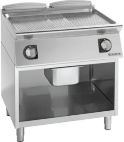 Grills Electriques, acier chromé, surface de cuisson doubles-rainurées - Giorik - FRE941GCRX
