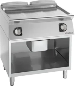Grills Electriques, acier chromé, surface de cuisson doubles-lisses - Giorik - FLE741GCRX
