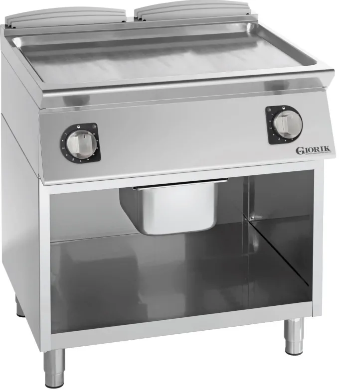 Grills Electriques, acier chromé, surface de cuisson doubles-lisses - Giorik - FLE741GCRX