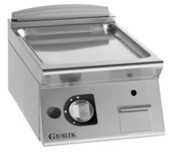 Grills Gaz, acier chromé, , surface de cuisson simples-lisses - Giorik