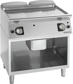 Grills Gaz, acier chromé, surface de cuisson doubles-lisses - Giorik - FLG941GCRX
