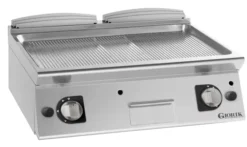 Grills Gaz, acier chromé, surface de cuisson doubles-rainurées - Giorik - FRG941TCRX