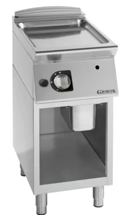 Grills Gaz, acier chromé,, surface de cuisson simples-lisses - Giorik