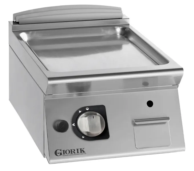 Grills Gaz, acier chromé, surface de cuisson simples-lisses - Giorik - FLG92TCRX