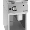 Grills Gaz, acier chromé,, surface de cuisson simples-rainurées - Giorik