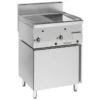 Grills Gaz, acier, 1/2 lisses 1/2 rainurées - Giorik