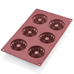 Gâteau Bundt en Silicone H 35 mm Ø 65 mm - Was Germany